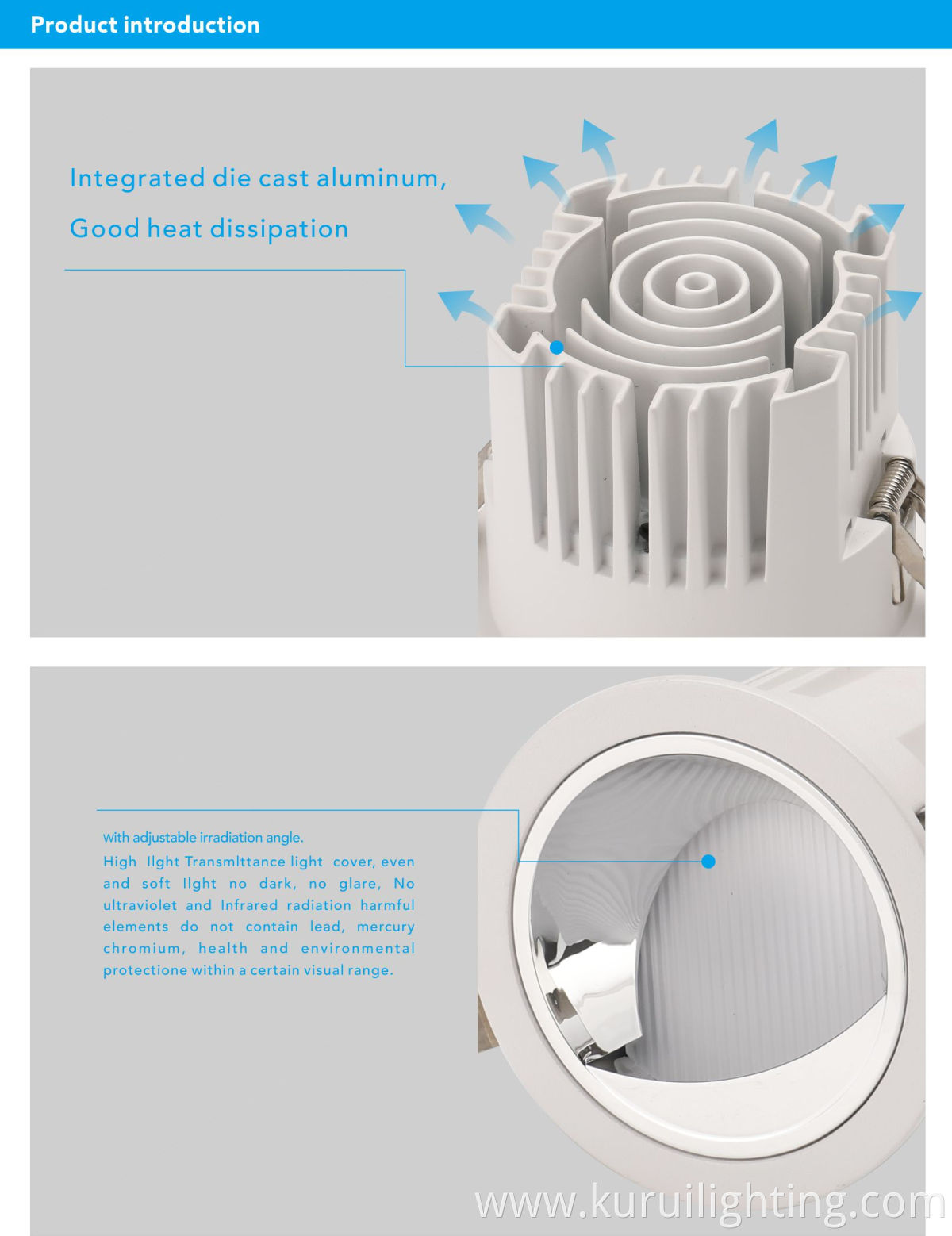 25w Polarized Downlight Details